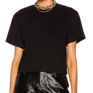 Helmut Lang black cropped tee